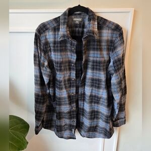 2 Men's Eddie Bauer Flannel Shirts